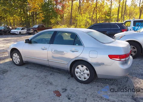 2003 Honda Accord 2.4 Lx from USA, damaged, VIN 1HGCM553X3A132569